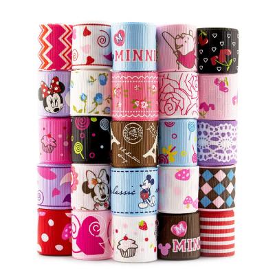 China Recyled printed wholesales printer for grosgrain ribbon cartoon for sale