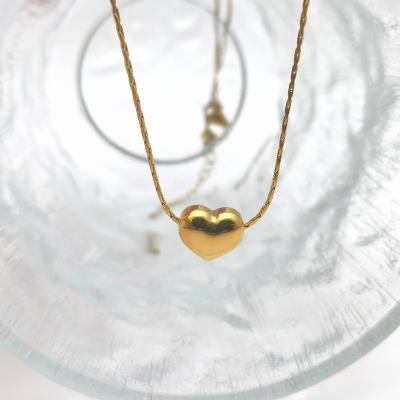 China Fashion Factory Directly Supply Hot Selling Heart Pendant Stainless Steel Necklace Jewelry For Women for sale