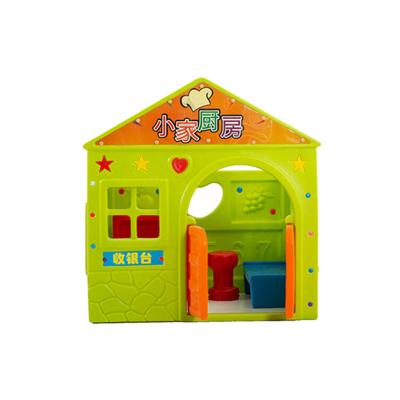 China Custom Playhouse Eco-friendly Indoor Cosplay Kitchen Role Playing Kids Plastic Toys Set for sale