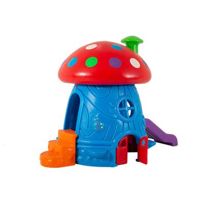 China Easily Assembled Popular Indoor Playground House Equipment Children Plastic Mushroom Playhouse for sale