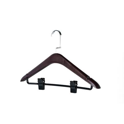 China Suit hangers / shirt hangers / factory outlet plastic garment hangers pants hangers, new design customized hangers for fabrics for sale