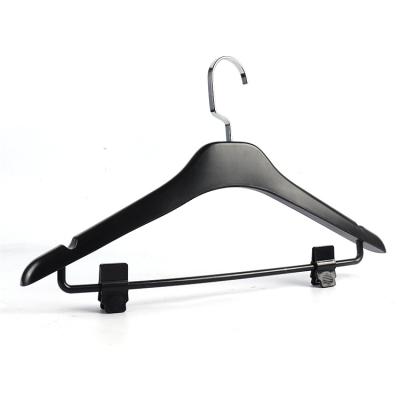 China Factory Outlet Fashion High Quality Luxury Clothes Garment Plastic Suit Hangers/Shirt Hangers/Pants Hangers for Hotel or Home for sale