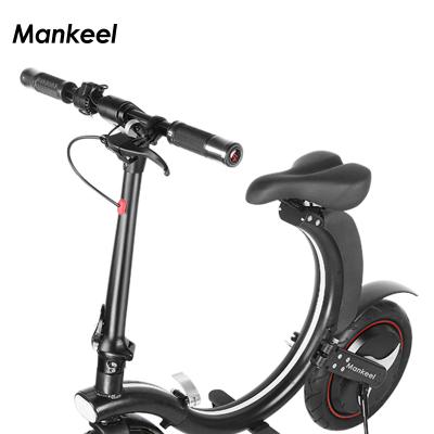 China Eu warehouse aluminum Mankeel Mk114 350W 14 inch air tire electric bicycle for fast shipping for sale