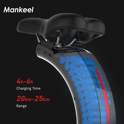 China New Mankeel Mk114 350W 7.8A Aluminum Foldable Waterproof Electric Bicycle With Smart App Control for sale