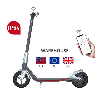 China EU Warehouse 10 Inch Two Wheel E Scooter Unisex 350W Riding Foldable Electric Scooters With Led Display for sale