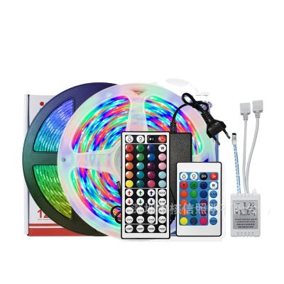 China Waterproof Llight Belt LED Light 5050RGB Glue Dripping WiFi Remote Control Set,Color Adjustable Soft Light Strip 12V for sale