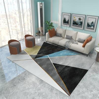 China Hot Sale Washable 3D Printed Mat Decoration Living Room Modern Custom Rug Cover Non-slip Carpet Covers for sale