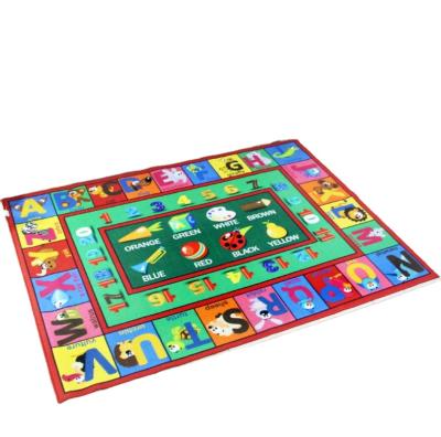 China Large Non-slip Foldable Kids Carpet Play Mat Blanket Road Traffic Mat Living Room Game for sale