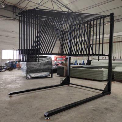 China Hot Selling Display Mat Factory Galvanized Steel Tube Mat Display Rack for sale