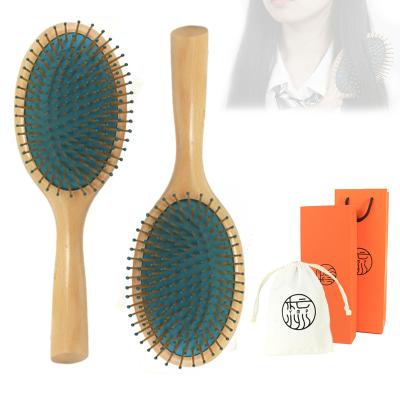 China Wholesale Customized Wooden Oval Hair Scalp Massage Comb Hair Brush Combs Hair Tools for sale