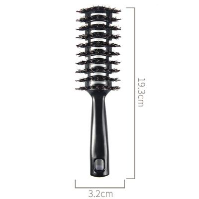 China All Wholesale Head Shape Blow Ribs Comb Large Curved Nylon Comb Hair Brush for sale