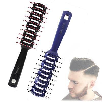 China All Men Plastic Vent Hair Brush Comb Massage Hair Care Ribs Comb Detangling Hair Brush for sale