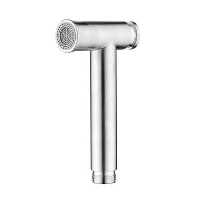 China Without Switch Portable Spray Freshwater Shower Holder Set 304 Stainless Steel Hand Shattaf Toilet Bidet Spray for sale