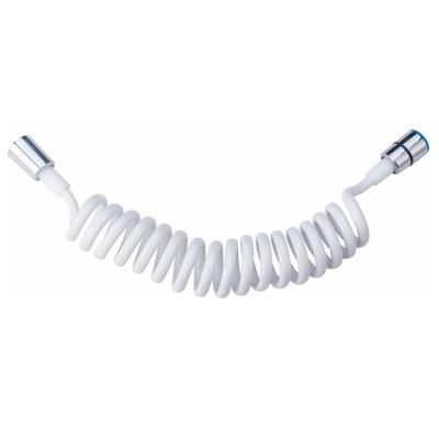 China 1.5m/2m/3m Connecting Style Hose Toilet Hose Shower Spring Tube White/Grey Connecting No Turnout Telephone Line for sale