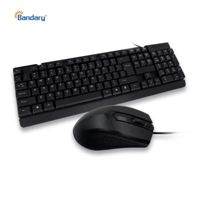 China China Factory Best Price Anti-ghosting Ergonomic USB Wired Desk 104 Keys Numeric Keypad Mouse And Keyboard for sale