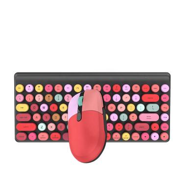 China Anti-ghosting Mini Wireless Lipstick Multimedia Keyboard and Mouse Combo Keyboard for sale