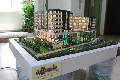 China Miniature scale model with light and model trees , 3d architectural model for sale