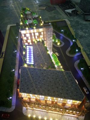 China Uk apartment model for exhibition , led light architectural 3d model for sale