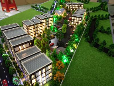 China London residential house scale physical 3d model with led lighting for sale