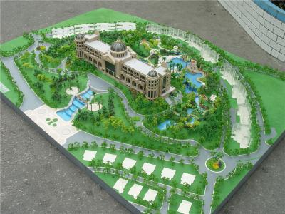 China Physical scale model with warm lighting for building construction presentation for sale