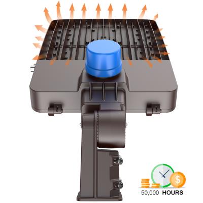 China 200W sports LED stadium parking lot light 5000K with photocell IP66 led shoe box light commercial street area light for sale