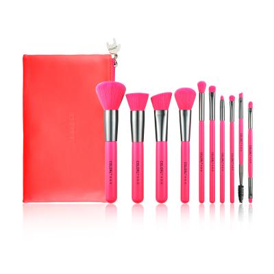 China Angular Blush Super Soft Eyeshadow Powder Set Brush 10PCS Super Soft Makeup Tool Iridescent Double Brush Professional Main Brush New for sale