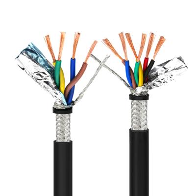 China UL2405 COMPUTER Twisted Cores Copper Conductor PVC Insulation Coated Computer Audio Shielded Cable for sale