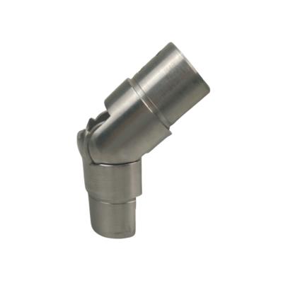 China Balcony Manufacturers Wholesale Tube Fittings Double Ferrules Stainless Steel Tube Fittings Slot Tube Fitting for sale