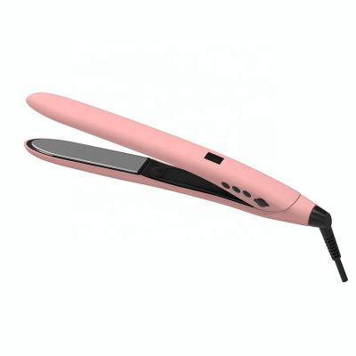 China Commercial Ceramic Mirror Hair Straighteners Titanium LCD Display for sale