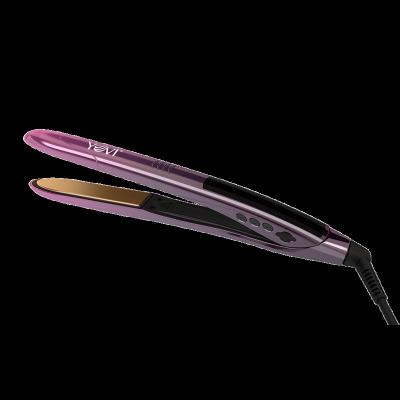 China Professional Salon Use Titanium Dish Vibration Function LCD Display Flat Iron UV508 for sale