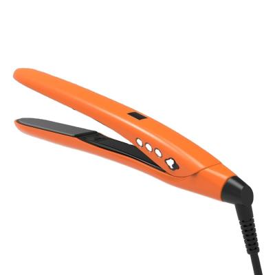 China Typical LCD Ceramic Titanium Flat Iron For Black Women Hair for sale