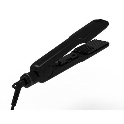 China Newest 1.5 Inch Wide Professional Ceramic Wave Plate 450F Wave Tourmaline Ceramic Curling Iron for sale