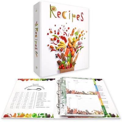 China Wholesale Custom Full Color 8.5*9.5*2 Inch Hardcover Recipe Binding Book Printing Service Product For Recipe Binding for sale