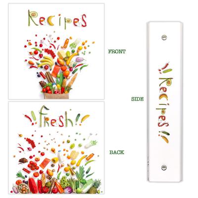 China 8.5*9.5*2 Inch Custom Recipe Binder Recipe Labels OEM/ODM Product Passed Internet ISO9001ISO9001 Etc 2008 CE. for sale