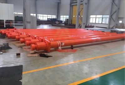 China Conservación de agua cilindro de pistón hidráulico de 150T de capacidad operación de compuerta de inundación de acero inoxidable en venta