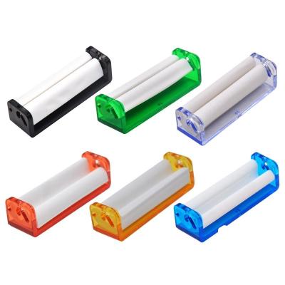 China Smoking Accessories Smoking Accessories Tool 78MM Transparent Plastic Hand Rolling Manual Cigarette Roller Machine for sale