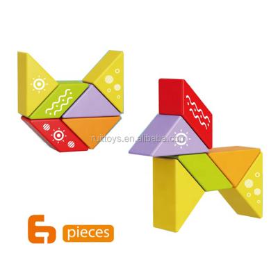 China Toy Kids Early Educational Toys Puzzle Cube Toys Magnetic Blocks for sale