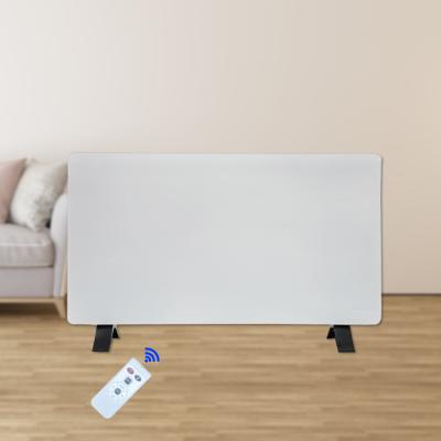 China Full glass with large LED digital display 220v 2400w remote control heater convector with wifi for sale