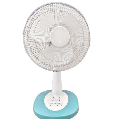 China Low Noise 3 Speed ​​Control 12 Inch Swing Plastic Tabletop Fan With 60-120 Minutes Timer for sale