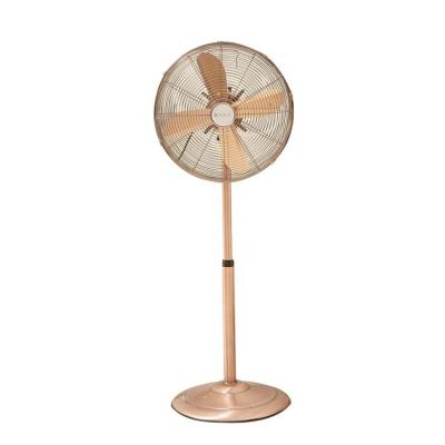 China Low Noise Hot Selling Round Cooler 16 Inch Chrome Color Pedestal Metal Fan for sale