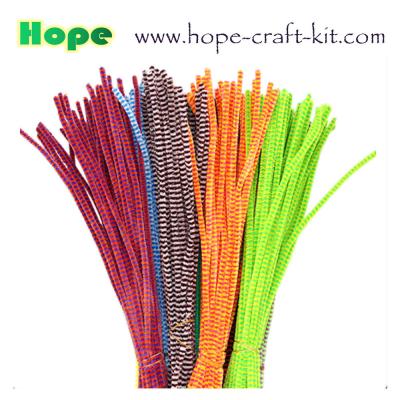 China Spotted chenille stems Speckled pipe cleaners for children creative DIY craft kit material KIDS STEM INNOVATION à venda