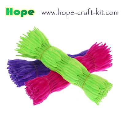 China Wavy Wave shape Pipe cleaner chenille stems for children DIY hand craft kit and hobbies STEM INNOVATION material à venda