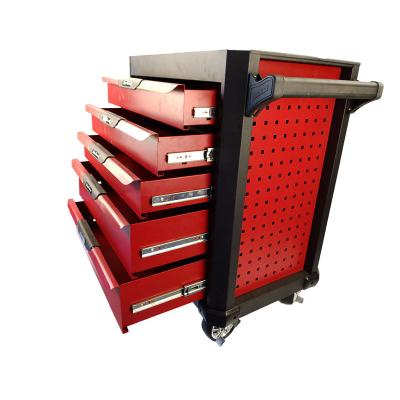 China Thick 7 Steel Tool Cabinet Repair/Metal Drawers Tool Cart Tool Car/Heavy Duty Garage Storage Drawer Steel Tool Cabinet for sale