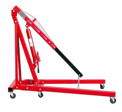 China Other High Performance Folding Workshop Crane 2 Ton Shop Crane Workshop Hoist Hydraulic Motor for sale