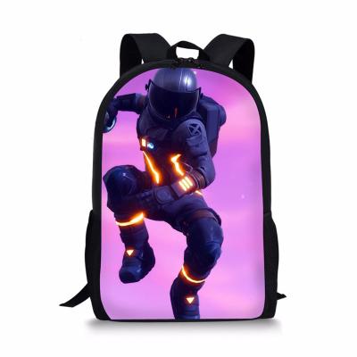 China Game Printed Men's Bookbags Scholl Bagback School Bag Birthday Bag Waterproof For Kids High School Backpack for sale