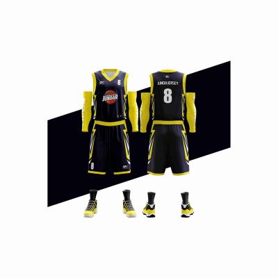 China Breathable Hot Sales Basketball Factory New Products 100% Polyester Fabric Basketball Uniform Good Quality Singlet for sale