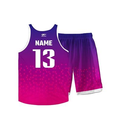 China Good Quality Basketball Team Jersey Shorts Wholesale Breathable Professional Basketball Tank Top Good Quality Manufacturing for sale