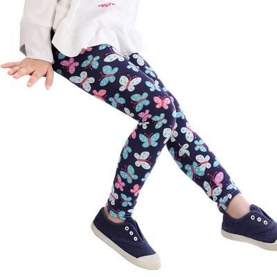 China Wholesale QUICK DRY Girls Gaiters Flower Print Cute Toddler Gaiters Casual Pencil Pants Children Kids Trousers for sale