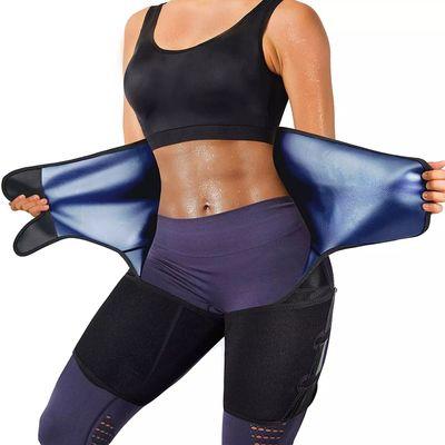 China Breathable Drop Shopping Women Waist Trainer Sweat Sauna Weight Loss Exercise Support Slimming Back Running Sauna Sweat Belt for sale