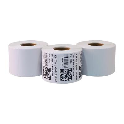 China Waterproof / Oil Proof / Anti-scratch 70*50mm Thermal Label Paper Roll For Packaging Shipping Barcode Printing for sale